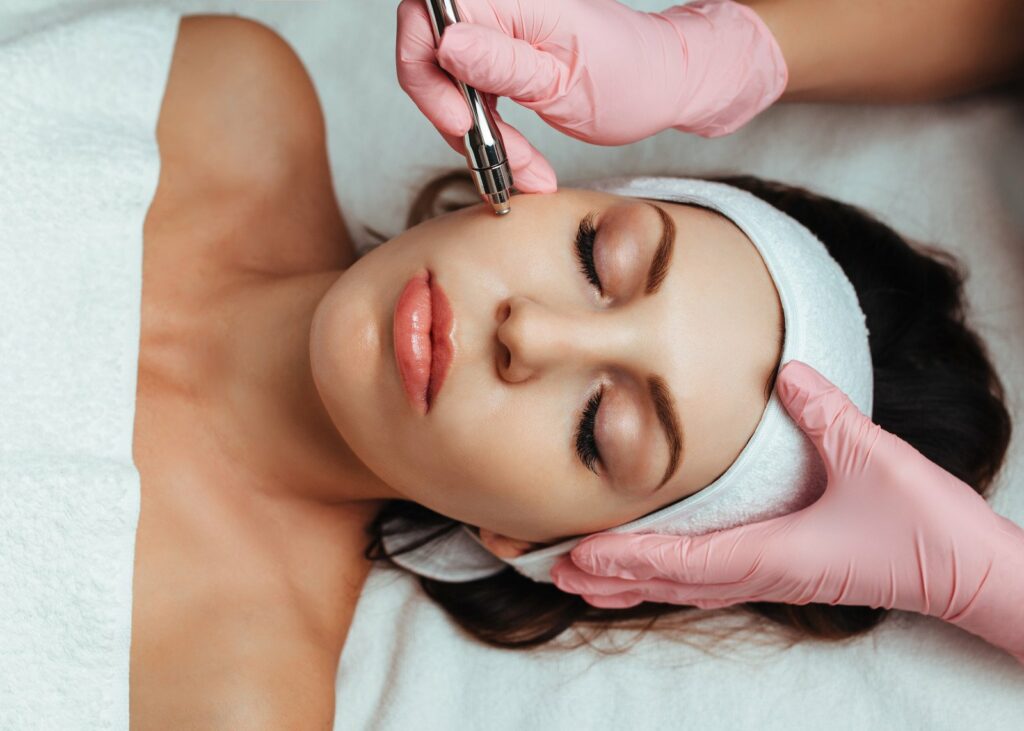 Microdermabrasion procedure